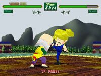 une photo d'Ã©cran de Virtua Fighter Kids sur Sega Saturn